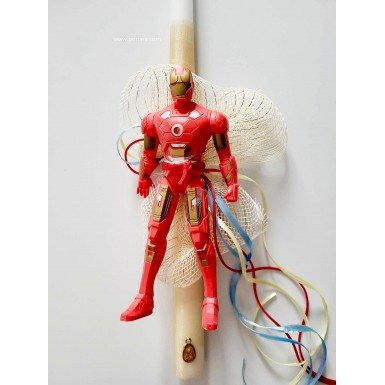 Iron Man Easter Candle ~ Lambatha