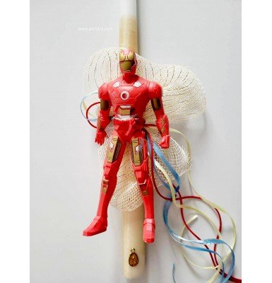 Iron Man Easter Candle ~ Lambatha