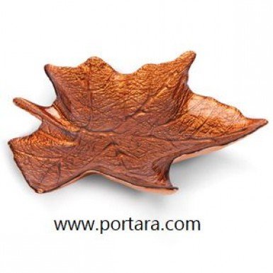 Maple Leaf Glass Plate ~ Favor Idea Maple Leaf Glass Plate ~ Favor Idea