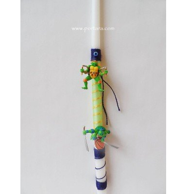 Ninja the Turtles Boys Easter Candle ~ Labatha Ninja the Turtles Boys Easter Candle ~ Labatha