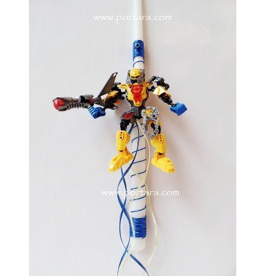 Police Legend Collectible Toy Boys Easter Candle ~ Labatha Police Legend Collectible Toy Boys Easter Candle ~ Labatha