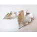 Silver Coated Maple Leaf Dish Favors