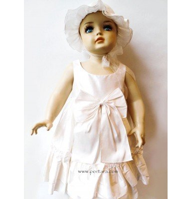 Paula Ruffles and Bows Christening Dress