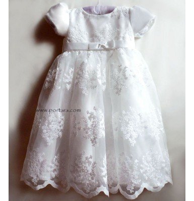 Agape Off White Christening Dress 