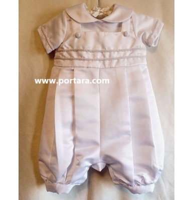 Baby Boy Christening Baptism Outfit in White