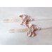 Vintage Lace and Soft Silk Christening Candle