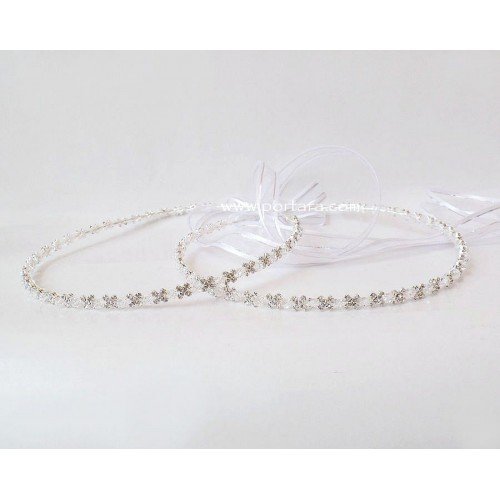 Silver-Crystal Beauty Wedding Crowns ~ Stephana