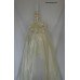Spectacular Wedding Candles with Silk & Organza ~ Lambathes