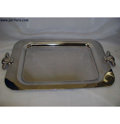 Romeo Rectangular Tray with Handles