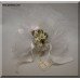 Dainty Porcelain Flower Pin Bomboniere 
