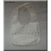 Dupioni Silk Baptismal Bib with Swarovski Crystals and Headband