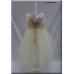 Clear Crystal Beauty Christening Baptism Candle ~ Unisex Lambada