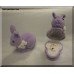 Gift Bunny Pendant Inside Velour Keepsake Box 