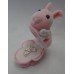 Gift Bunny Pendant Inside Velour Keepsake Box 