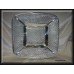 Square Bubble Tray with Hammered Design