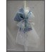 Adorable Silver Beauty Christening Baptism Candle