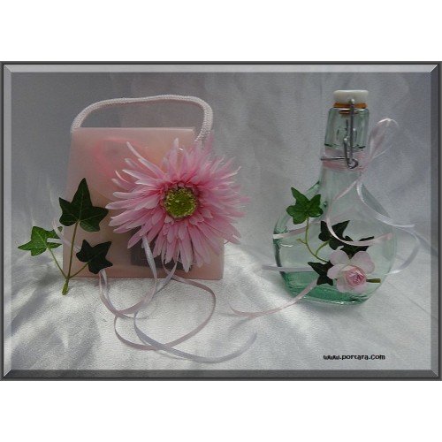 Lovely Pink Beauty Baptism Oil Basket