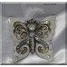 Dazzling Metal Hanging Butterfly w/Crystal Accents