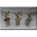 Light Blue or Pink or Red Angel Night Lights with Swarovski Crystals 
