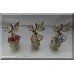 Light Blue or Pink or Red Angel Night Lights with Swarovski Crystals 