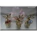 Light Blue or Pink or Red Angel Night Lights with Swarovski Crystals 