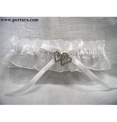 Intertwined Hearts Garter