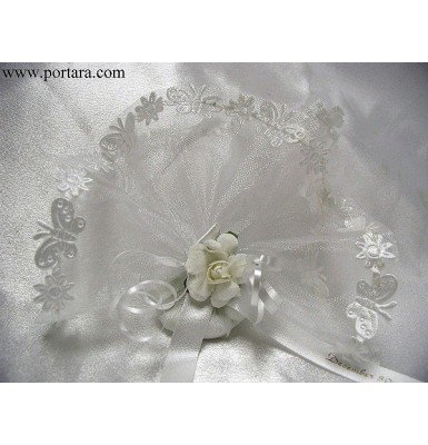 White Butterfly Organza Bomboniere