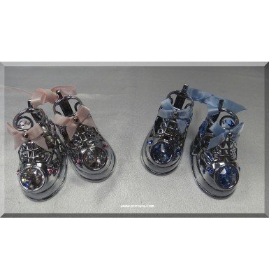 Baby Shoes with Swarovski Crystals