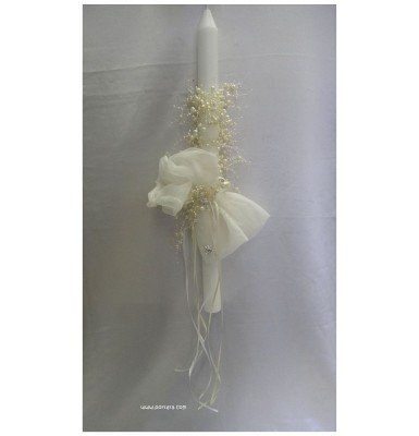 Ivory Nymph Wedding Candles ~ Lambathes  