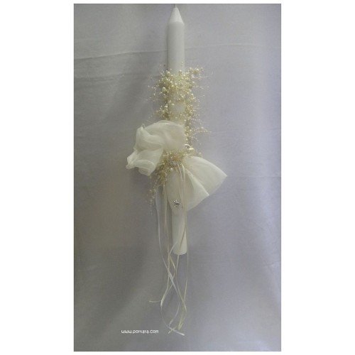 Ivory Nymph Wedding Candles ~ Lambathes  