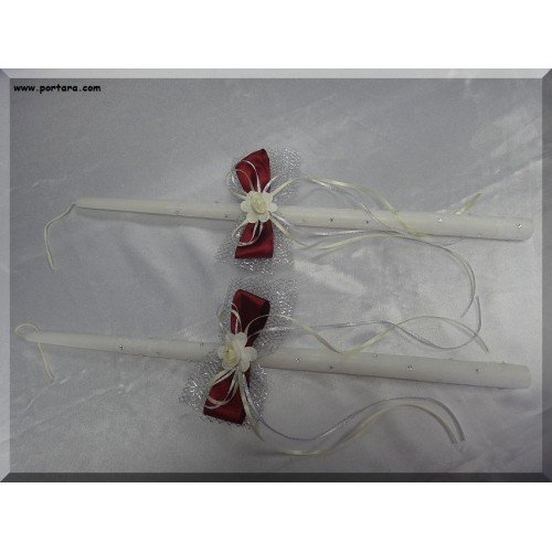 Sparkling Beauty Wedding Candles with Swarovski Crystals