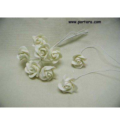 Large White Porcelain Roses