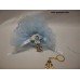 24K Gold Plated Keychains with Austrian Crystals Favor Gift Idea