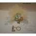 24K Gold Plated Keychains with Austrian Crystals Favor Gift Idea