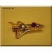 24K Gold Plated Space Shuttle with Austrian Crystals Gift Favor Idea