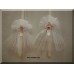 Christening Baptism Candles with Cross ~ Unisex