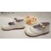 Flower Blossoms Girls Shoes in White Color