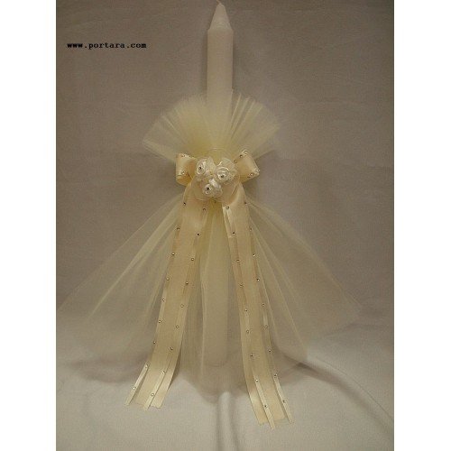 Amazing Wedding Candle Set with Swarovski Crystals AB ~ Lambades #2