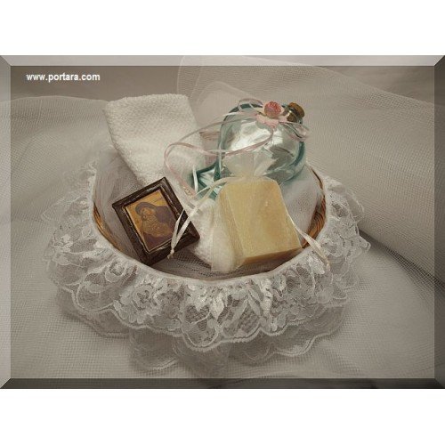 Adorable Oil Baptism Basket ~ Unisex