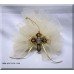 Bomboniere Favor with Gold Cross Hanging Ornament