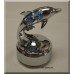 Large Dolphin Chrome Plated Music Box Gift Favor Large Dolphin Chrome Plated Music Box Gift Favor