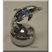 Large Dolphin Chrome Plated Music Box Gift Favor Large Dolphin Chrome Plated Music Box Gift Favor