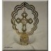 Cross Night Light 24K Gold Plated with Austrian Crystals