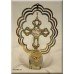 Cross Night Light 24K Gold Plated with Austrian Crystals