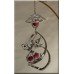 Angel with Heart Chrome Plated Classic Spiral Hanging Ornament Favor