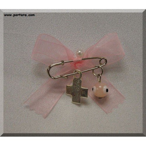Light Pink or Light Blue Eye Charm Witness Pins Martyrika ~ Unisex