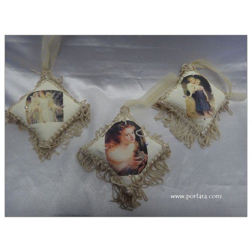 Handmade Scented Hanging Sachets with Swarovski Crystals