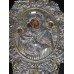 Magnificent Silver Icon of "Panagia of Tinos" on Wood