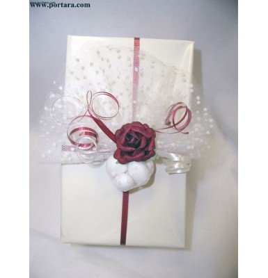 Burgundy Princess Wrapping Idea