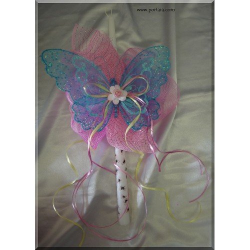 A Gorgeous Butterfly Easter Candle ~ Labatha